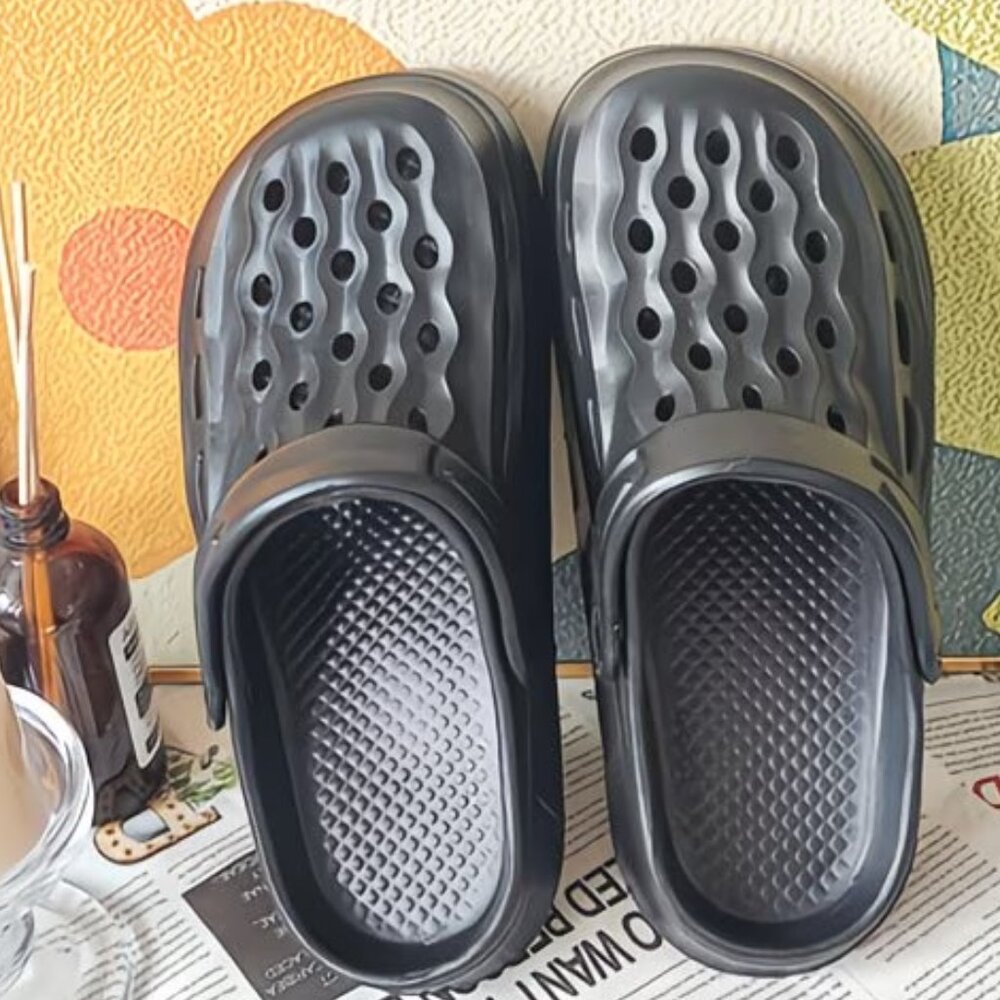 New Black Breathable | Anti Slip Shoes for Women 7.5-8